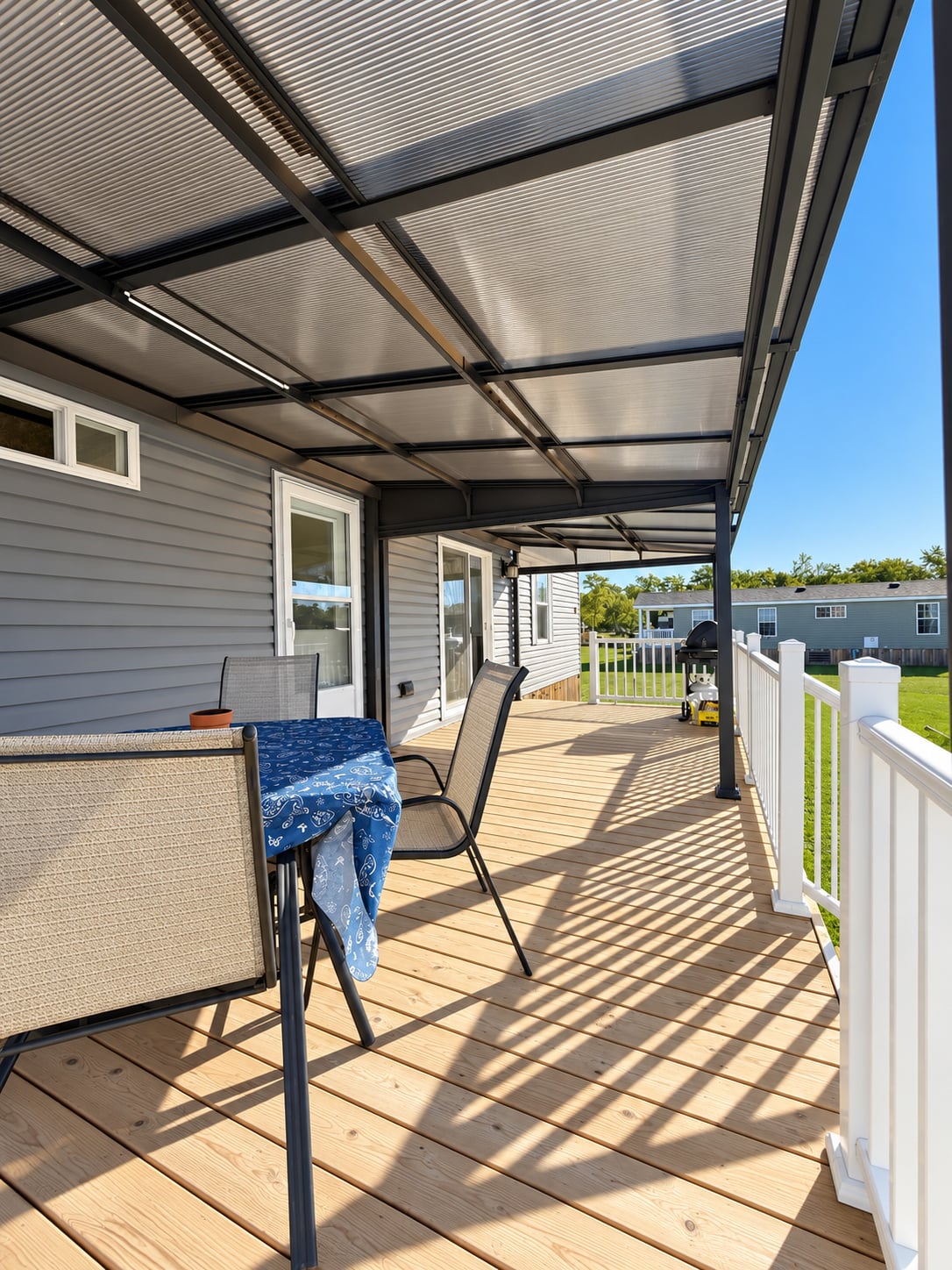Covered deck