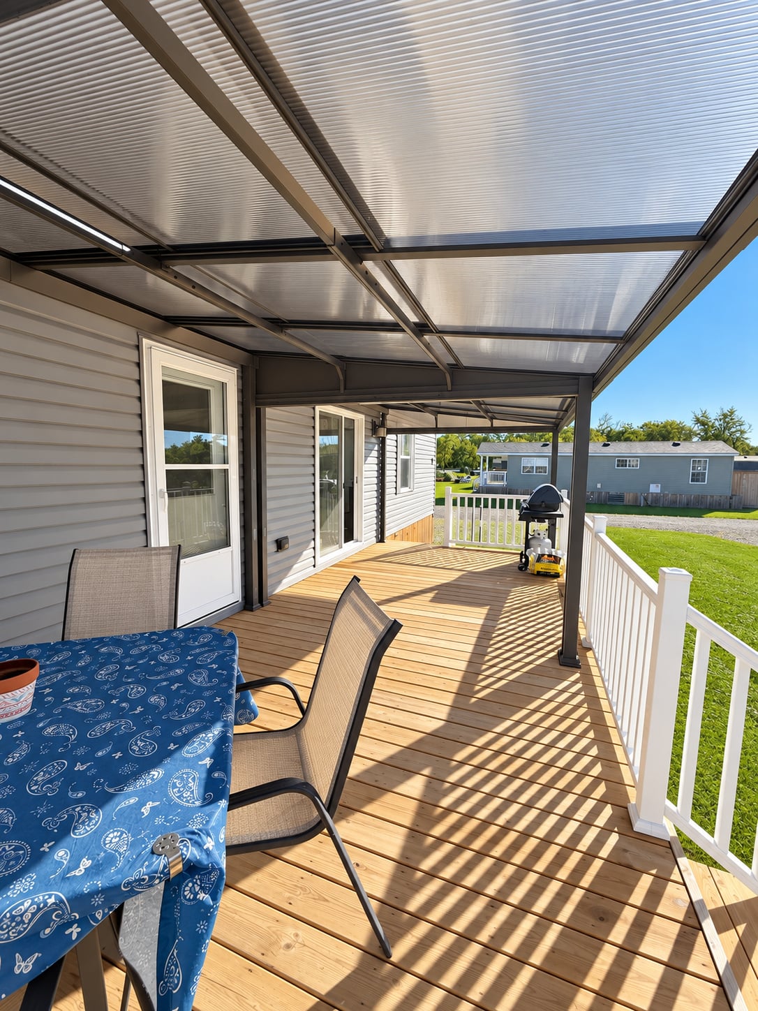 Covered deck, second view