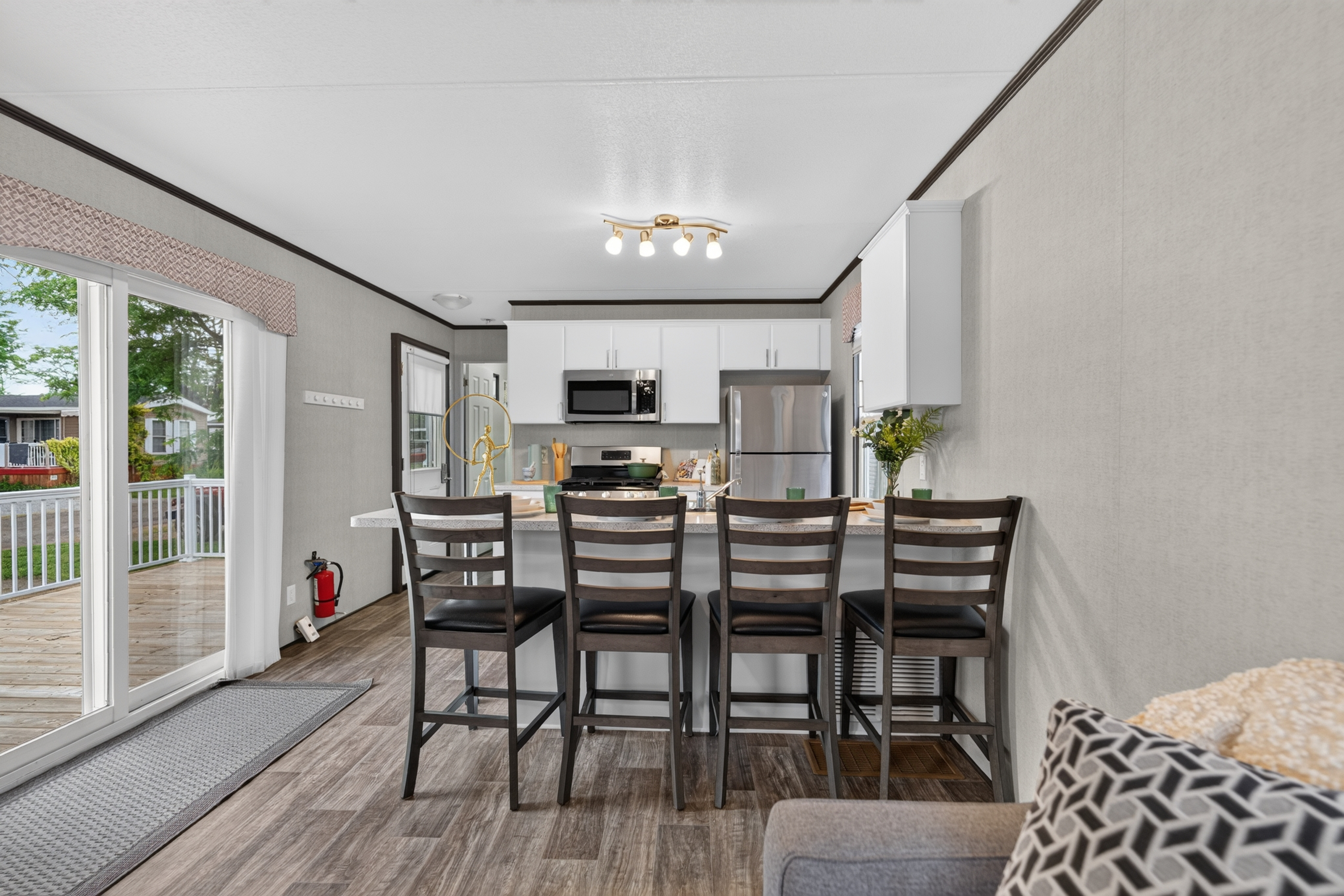 Oversized kitchen island at 510 Grapevine Drive