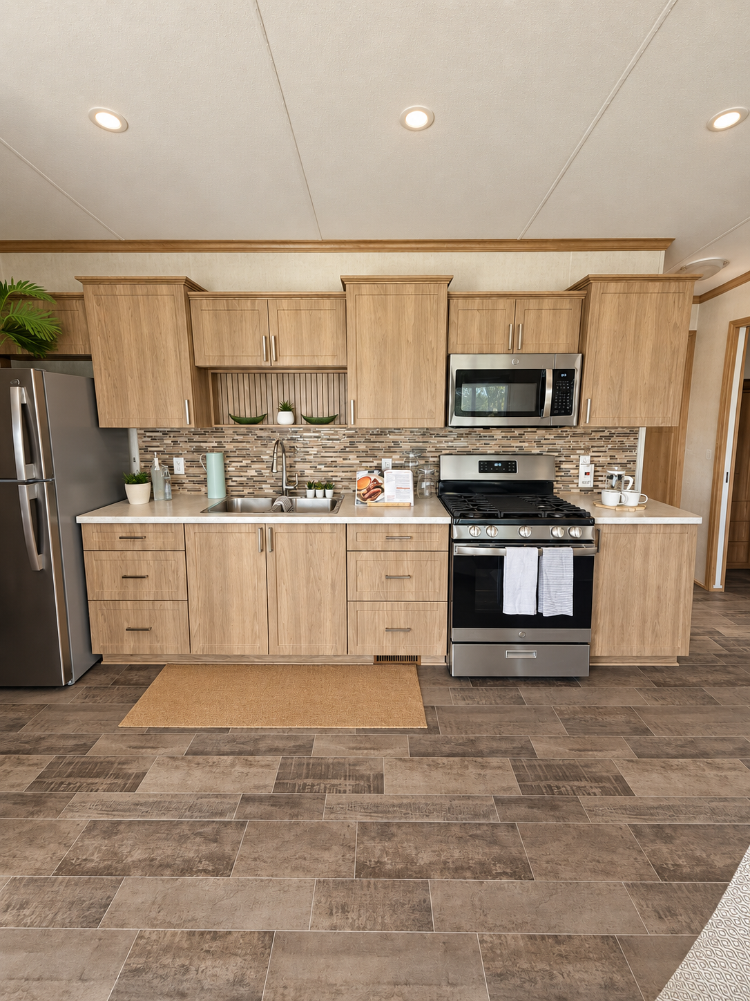 Kitchen, wide view