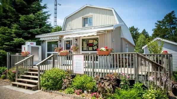 The resort office at Penetanguishene