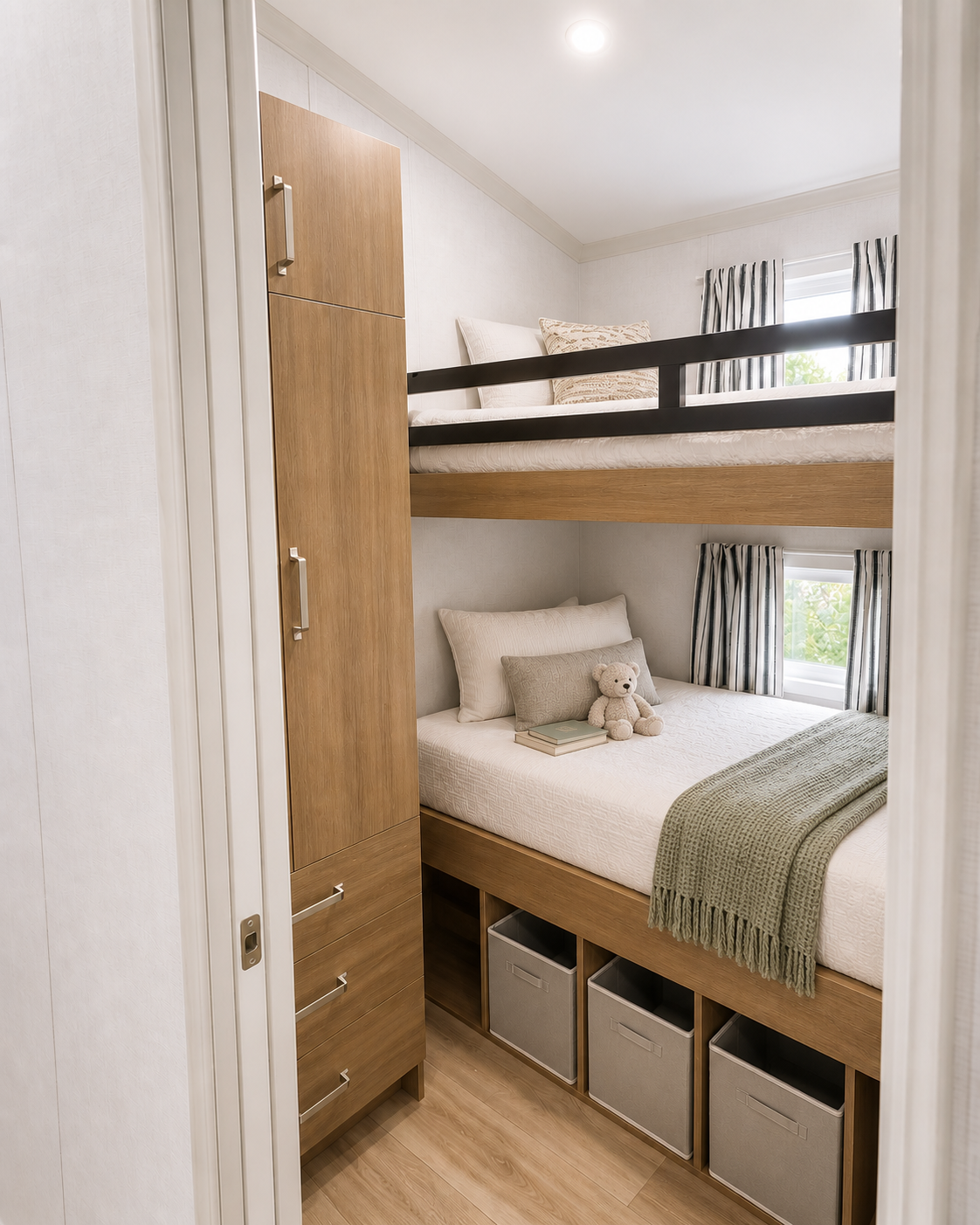 The bunk bedroom in the Fonthill