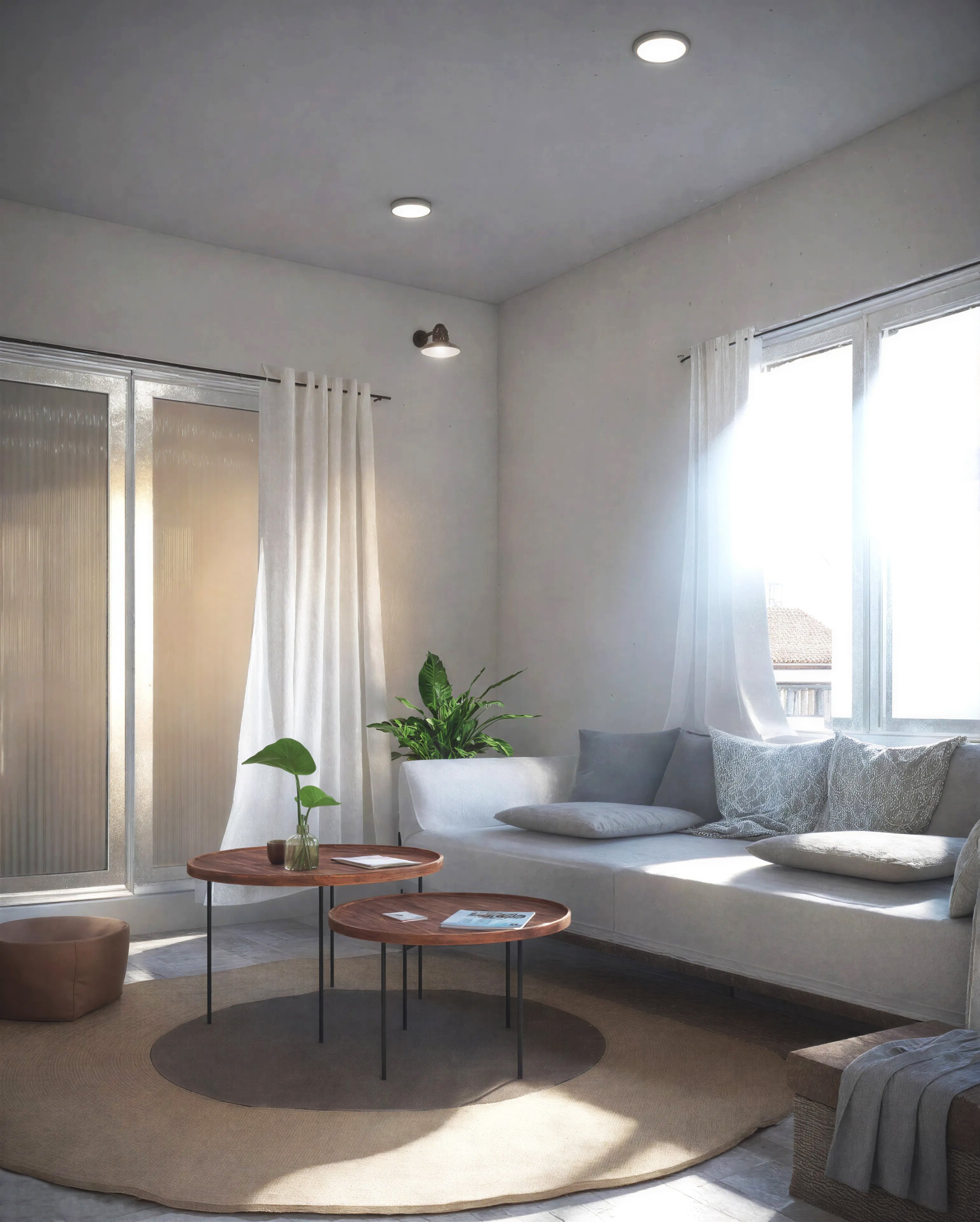The living space in the Lennox