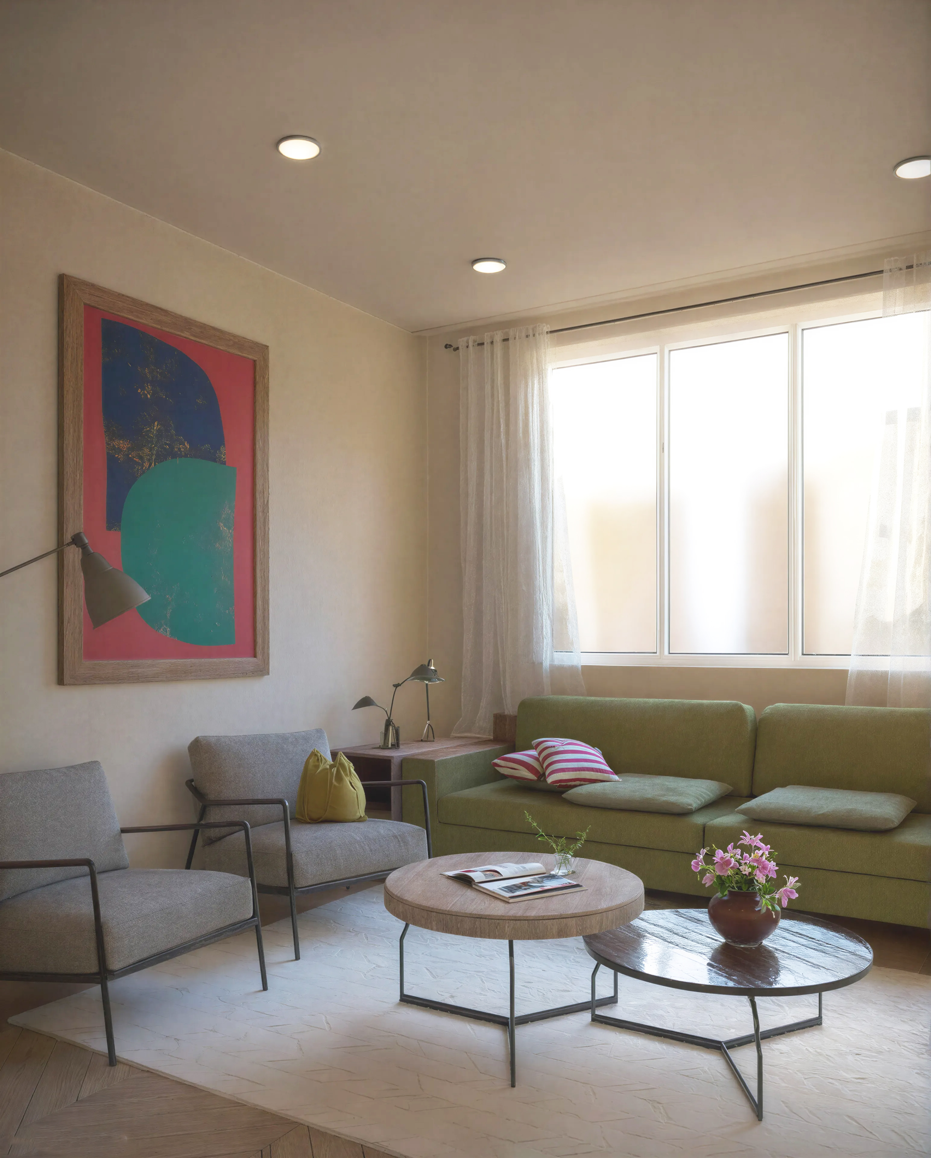 The living space in the Rosewood